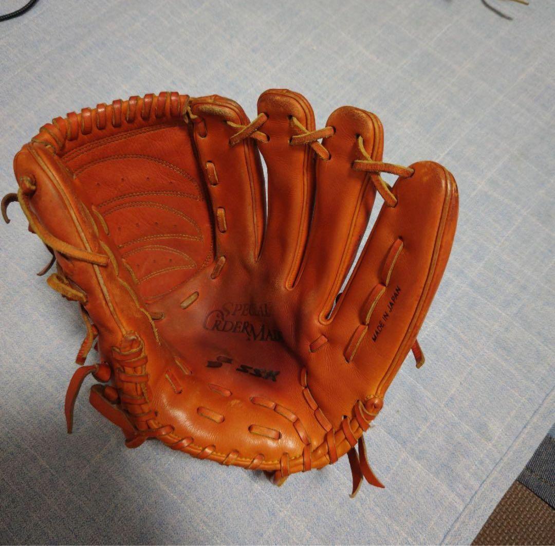 激レア】SSK オーダーメイド 硬式グローブ 右投げ用 オレンジ