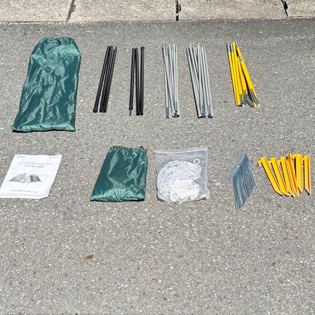 【美品】　Coleman BCクロスドーム/270 キャンプテント　コールマン