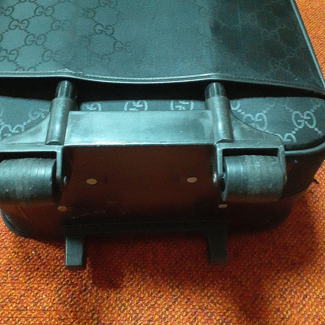 GUCCI ブラック GGパターン キャリーケース訳あり