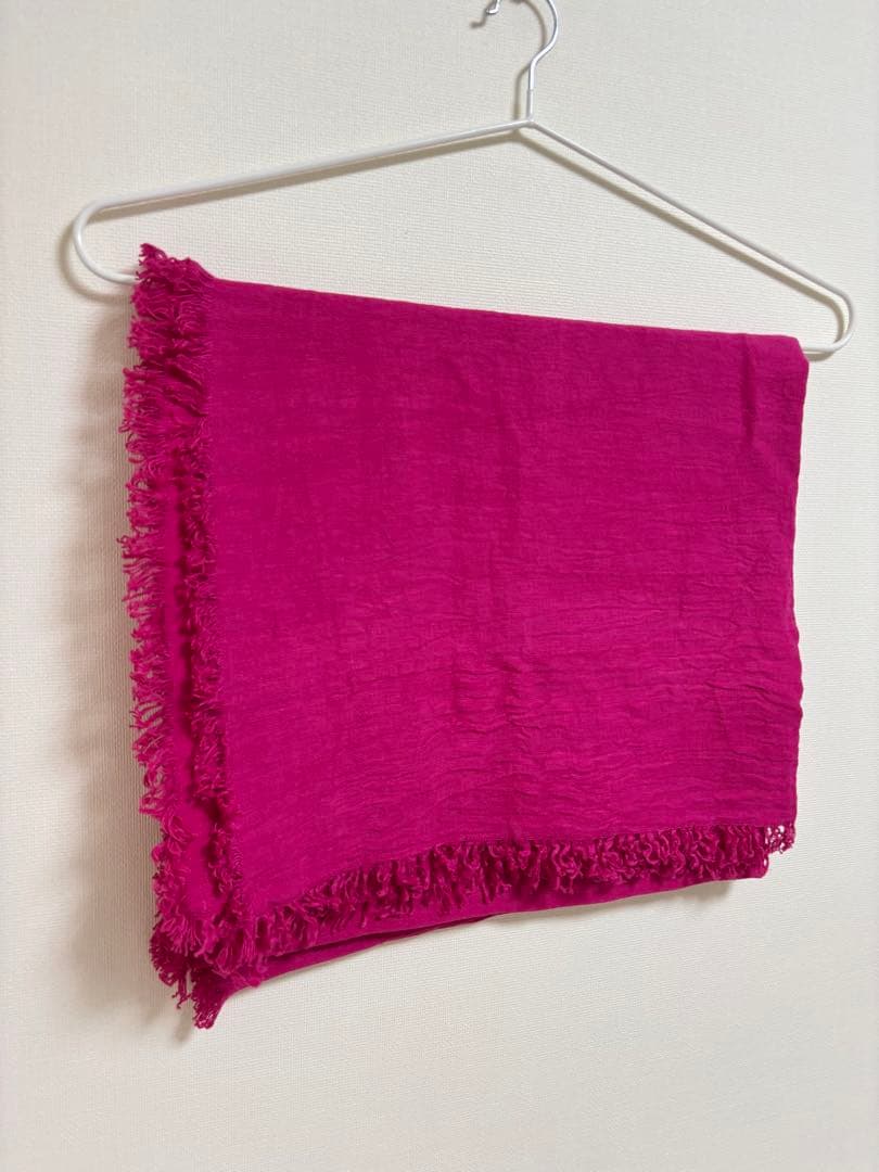 新品未使用タグ付き◆アソースメレ　ピンク　リネンストール