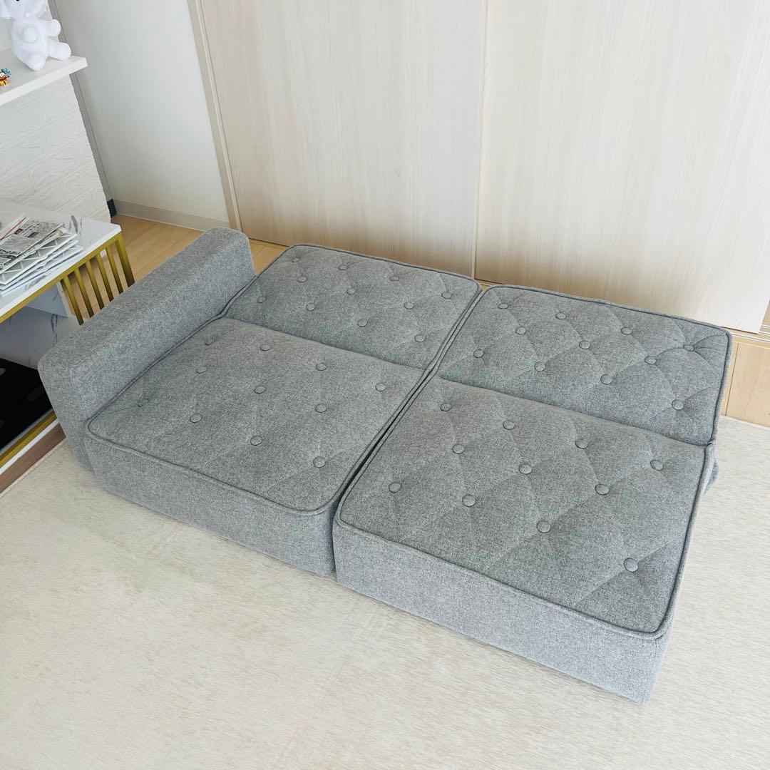 ほぼ未使用ソファ2人掛けソファベッド