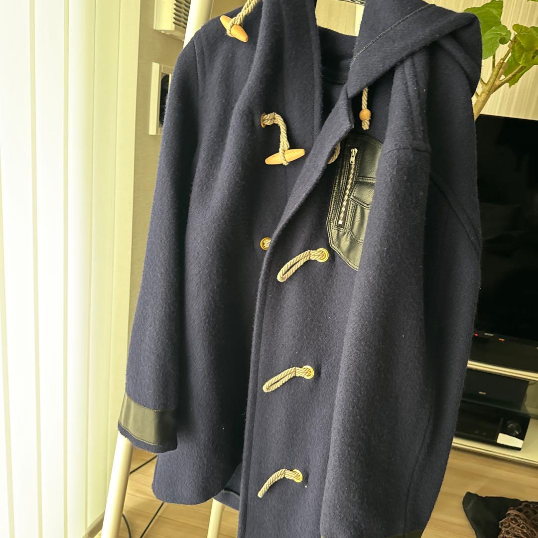 マルタンマルジェラネイビー ダッフルコート サイズ44margiela