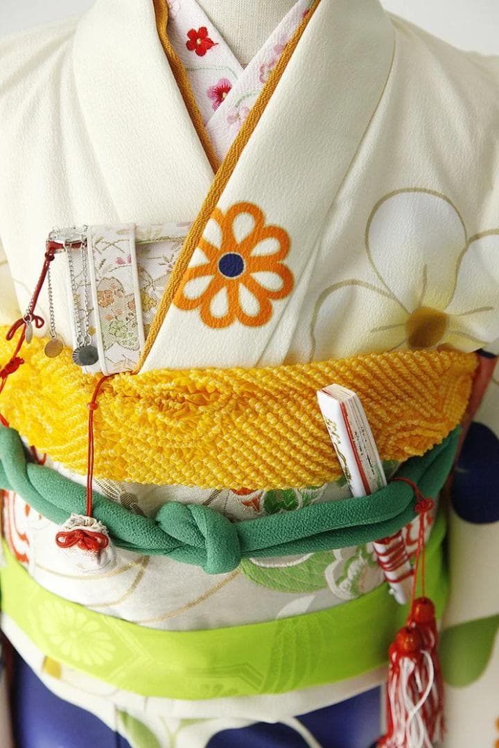 7歳 女の子 着物 七五三　四つ身 7-064