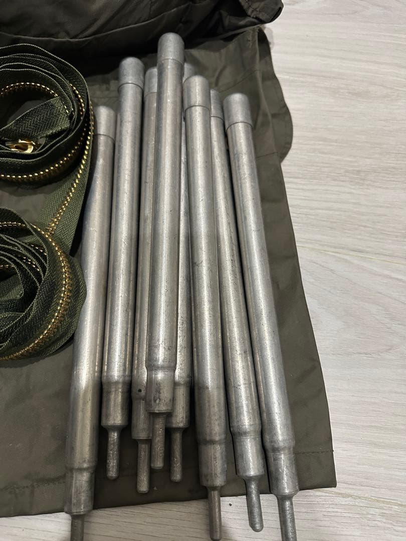 ［当時物・ヴィンテージ］ドイツ軍幕　2枚1セット　パップテント　フルセット