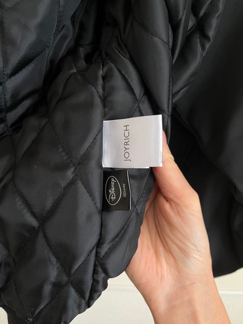 【美品】JOYRICH × Disney ミッキー スタジャン Sサイズ 黒