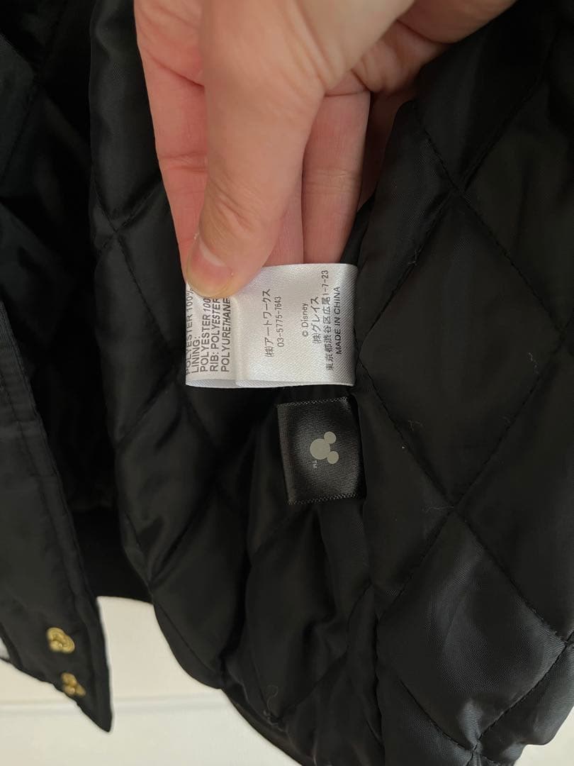 【美品】JOYRICH × Disney ミッキー スタジャン Sサイズ 黒