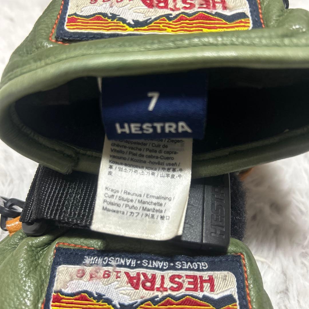 Hestra GORE-TEX ミトングローブ グリーン/ブラウン - スキー