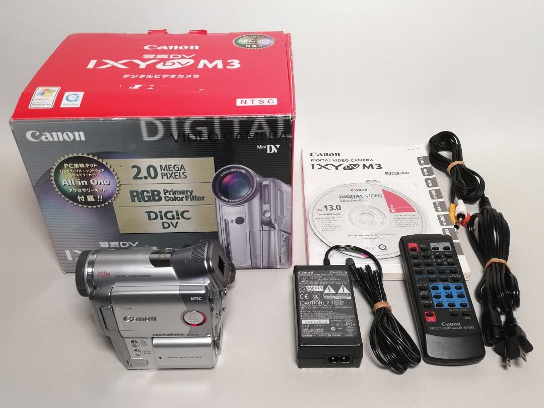 録・再OK】 Canon IXY DV M3ビデオカメラ miniDV | 激安通販のイーサプライ