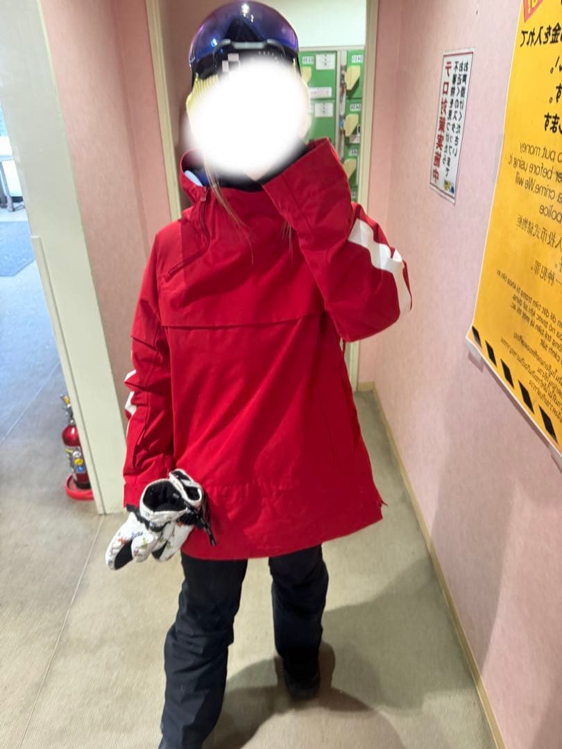 赤 スノーボード アウターウェア 女性用