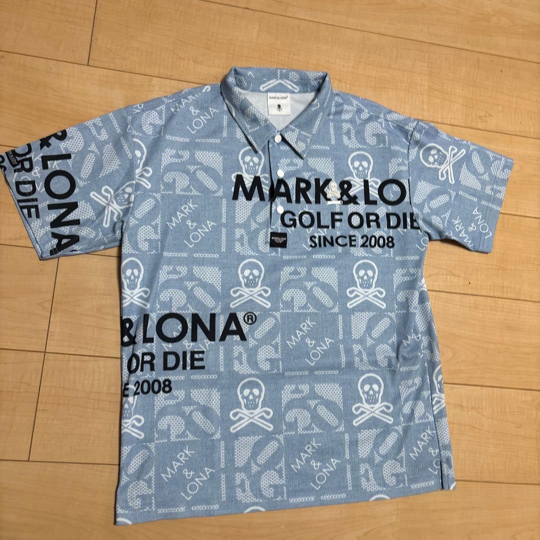 【美品】MARK&LONA ポロシャツ 吸水速乾 UV メンズ48 国内正規品