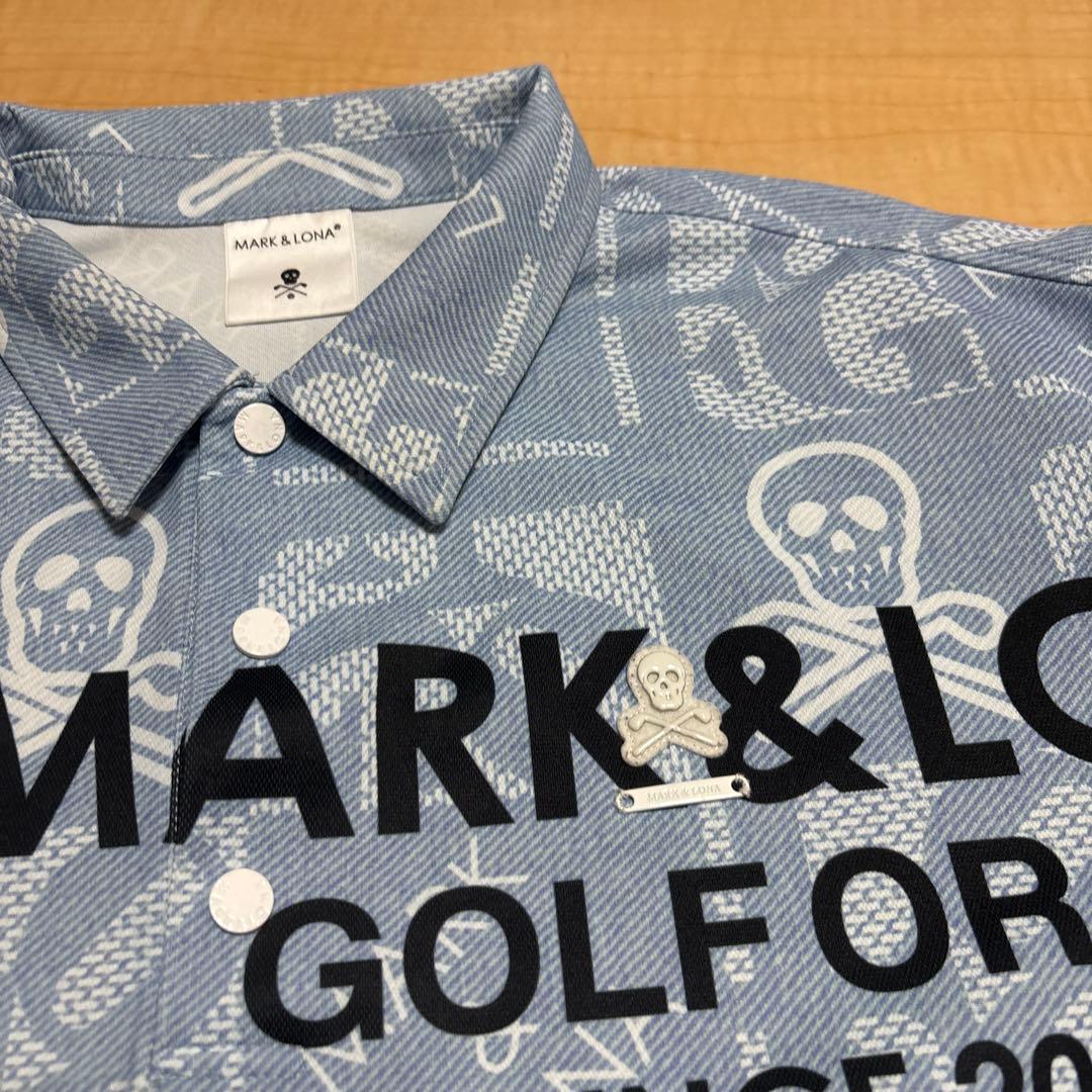 【美品】MARK&LONA ポロシャツ 吸水速乾 UV メンズ48 国内正規品
