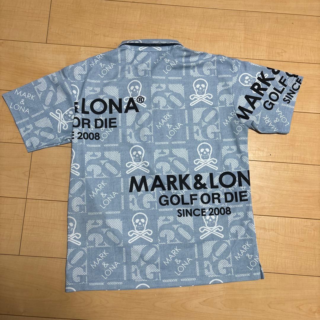 【美品】MARK&LONA ポロシャツ 吸水速乾 UV メンズ48 国内正規品