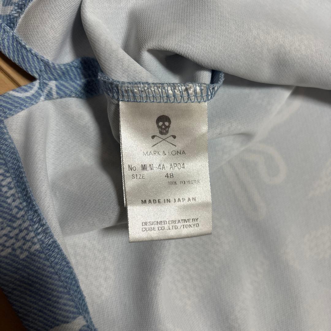 【美品】MARK&LONA ポロシャツ 吸水速乾 UV メンズ48 国内正規品