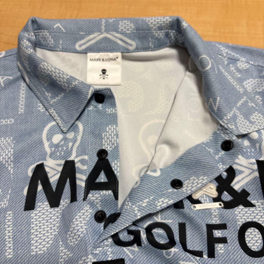 【美品】MARK&LONA ポロシャツ 吸水速乾 UV メンズ48 国内正規品