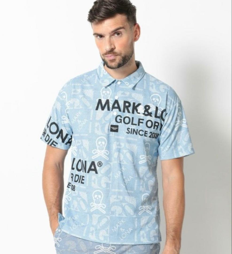 【美品】MARK&LONA ポロシャツ 吸水速乾 UV メンズ48 国内正規品