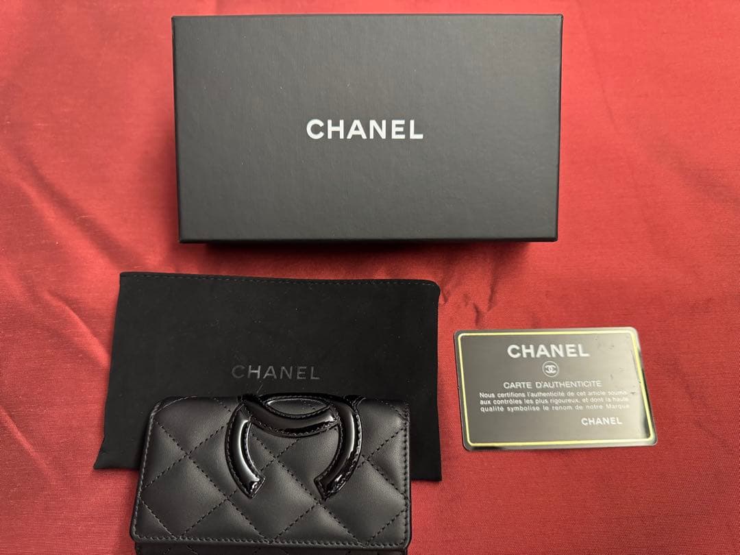 【希少】 未使用 CHANEL シャネル　カンボンライン　キーケース