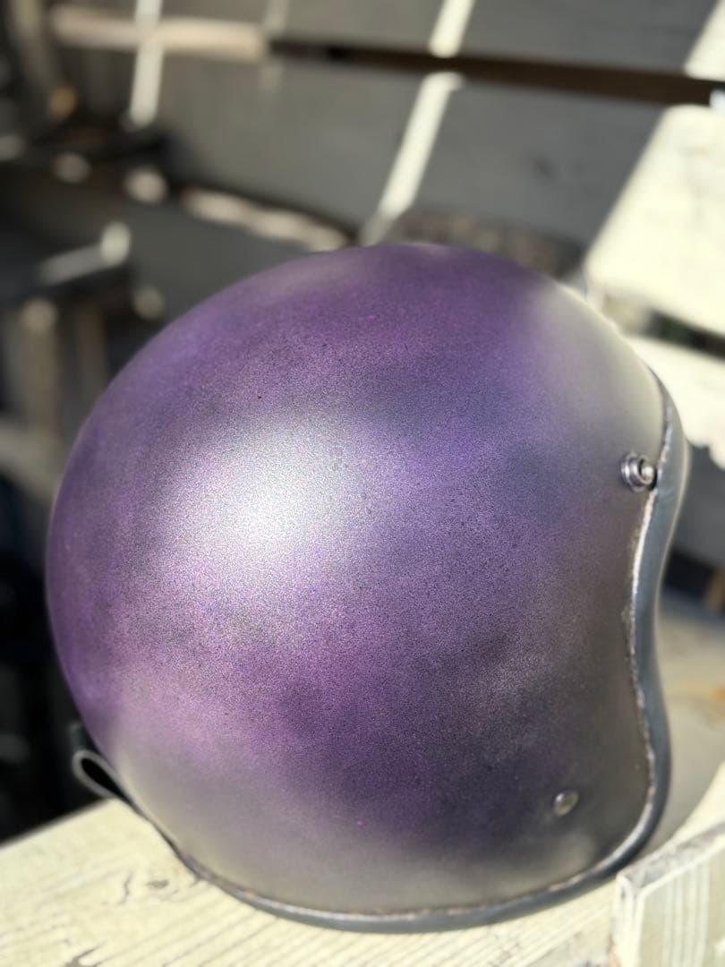 RAMSKIT カスタムヘルメット 500TX 小帽体 深め XLマットパープル