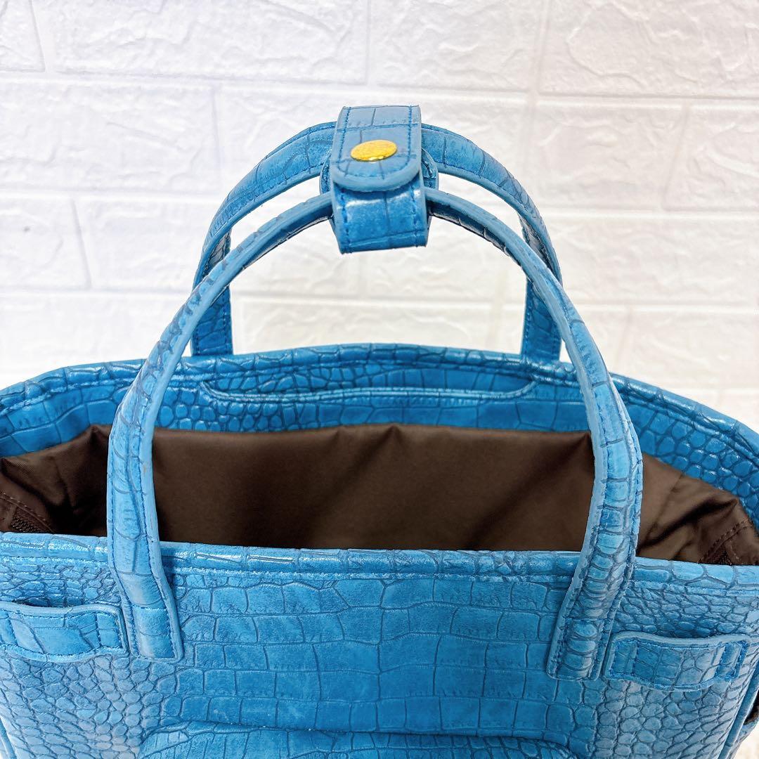 未使用　SWANY スワニー キャリーバッグ キャリー カート クロコ 型押し