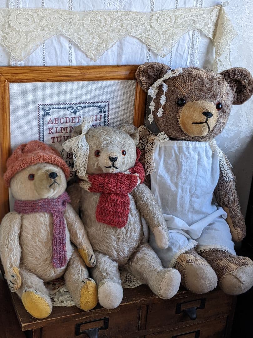 【h】アンティークベア　アンティークテディベア　ハーマン