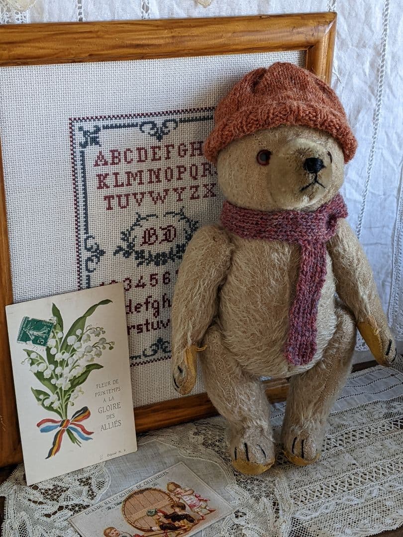 【h】アンティークベア　アンティークテディベア　ハーマン