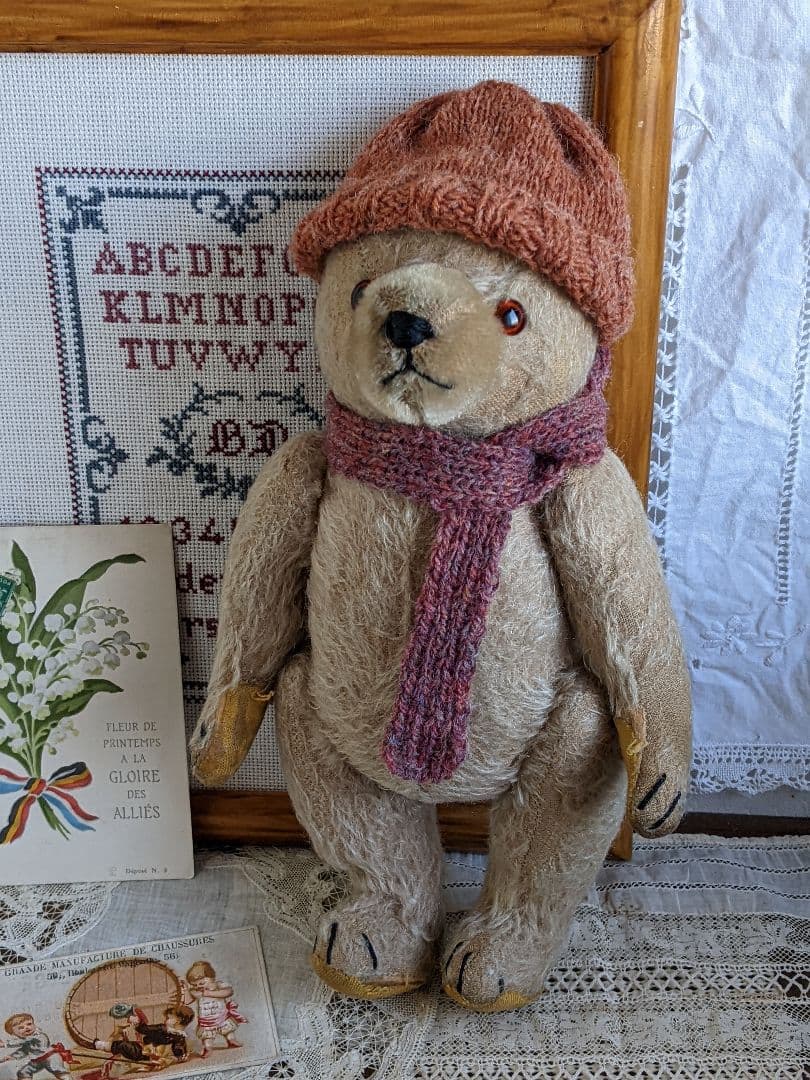 【h】アンティークベア　アンティークテディベア　ハーマン