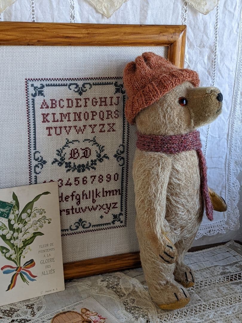 【h】アンティークベア　アンティークテディベア　ハーマン