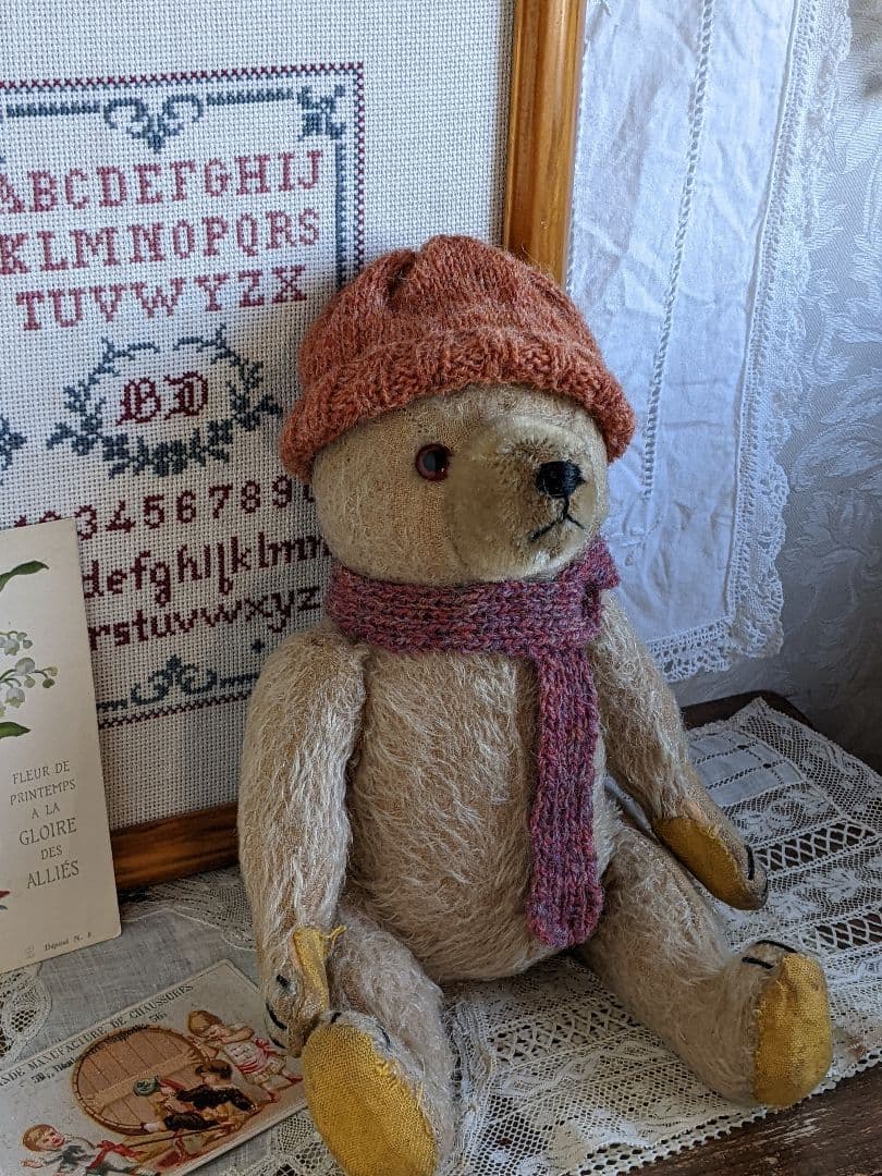 【h】アンティークベア　アンティークテディベア　ハーマン