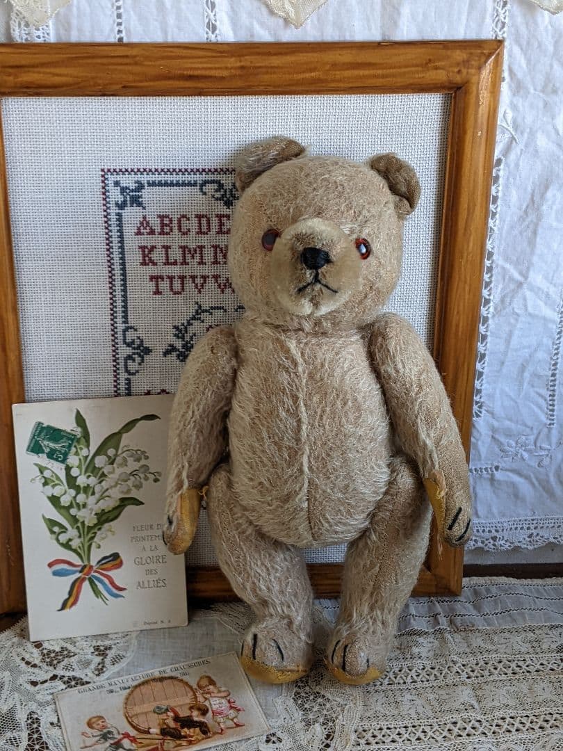 【h】アンティークベア　アンティークテディベア　ハーマン