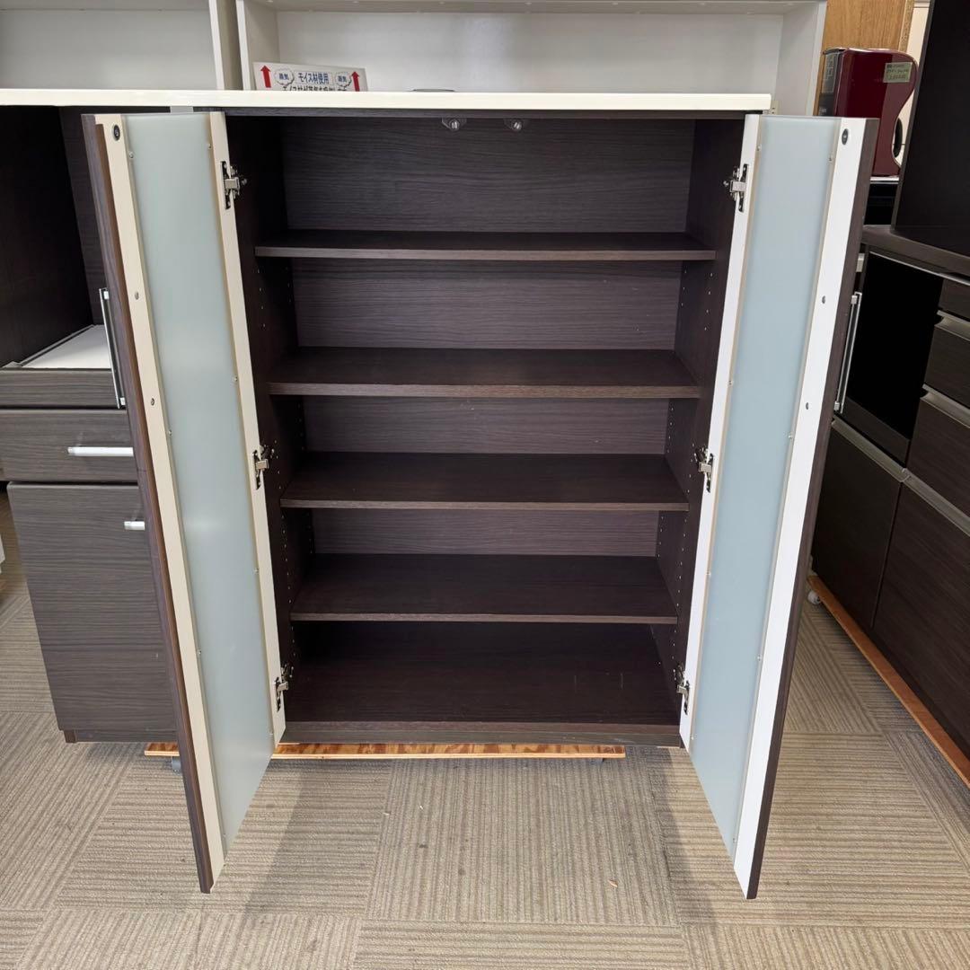 【超美品‼️】ニトリ 120cm幅ミドルレンジボード キッチンカウンター食器棚