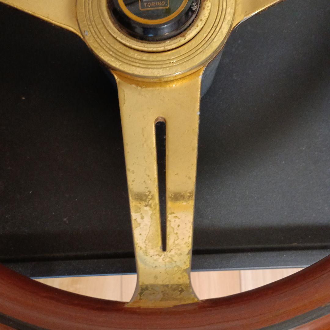 NARDI ナルディ ウッドステアリング ゴールド金メッキローライダー