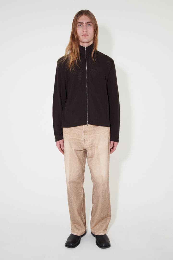 トップス ourlegacy SHRUNKEN FULLZIP POLO