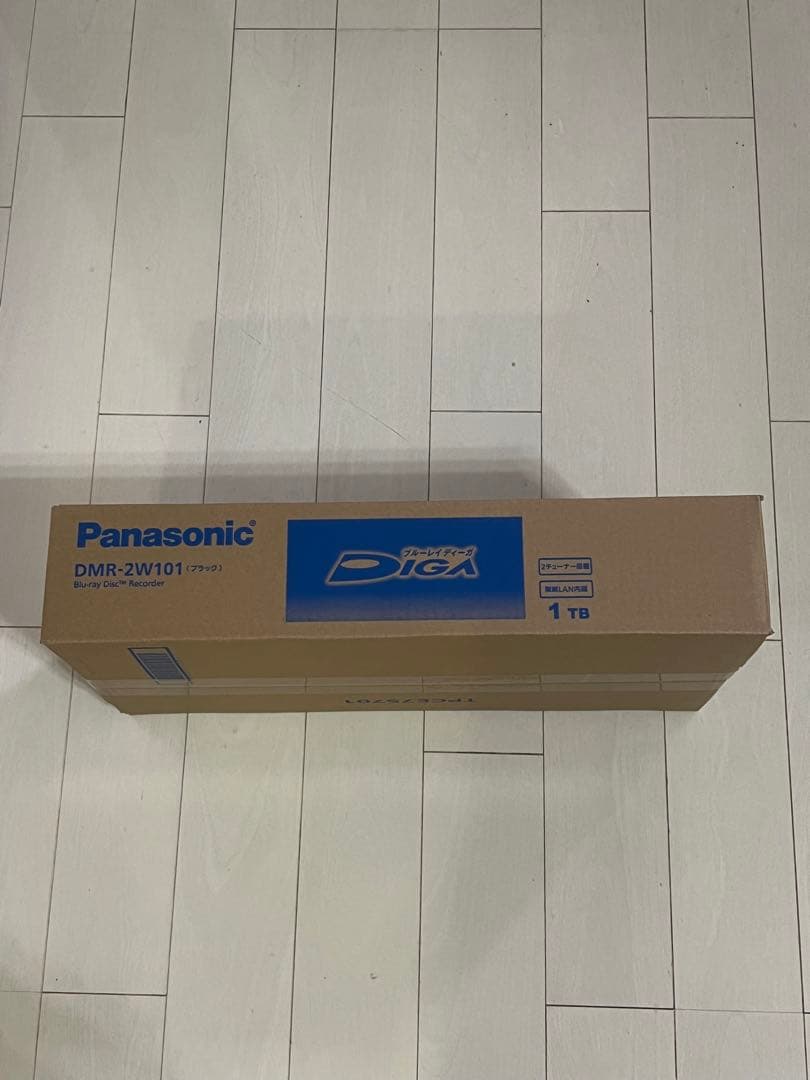 (新品)PanasonicブルーレイディスクレコーダーDMR-2W101ブラック