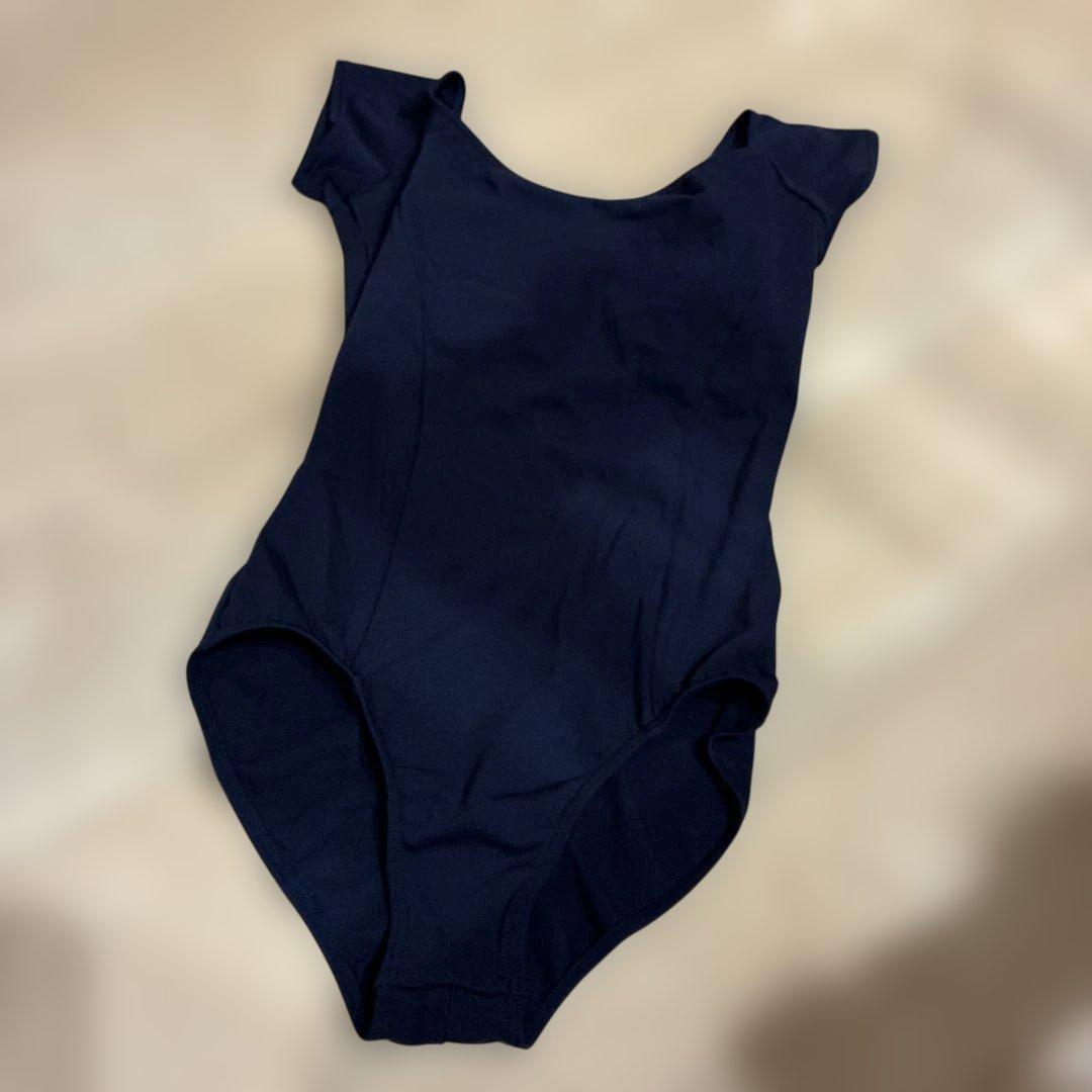 美品Chacott キャップスリーブプリンセスカットレオタード