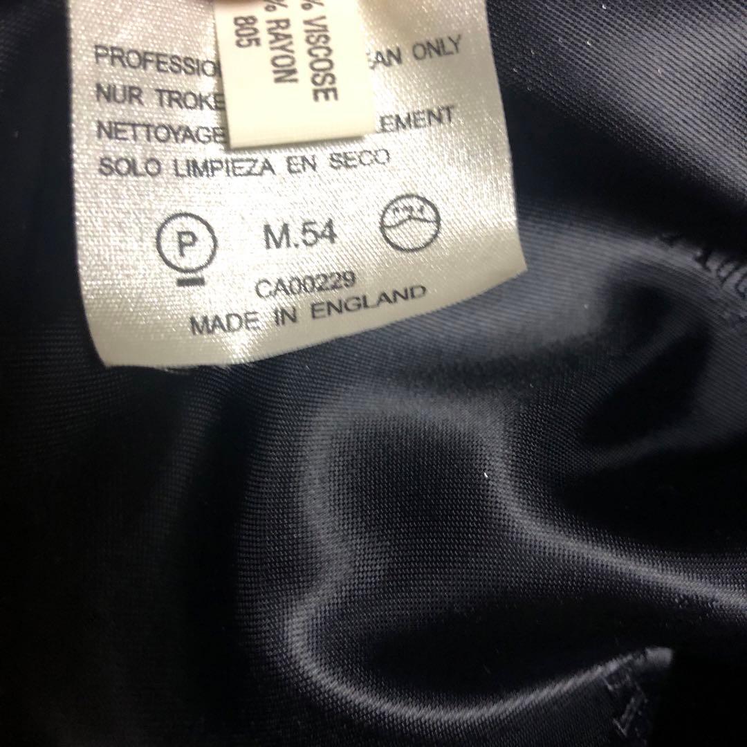 アクアスキュータムカシミヤコート　　　　ステンカラーコート　ブラック　英国製