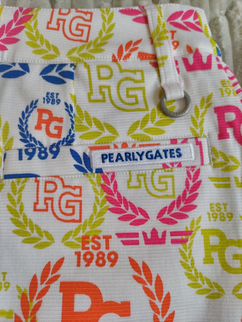 新品★パーリーゲイツ ペプラムプリーツスカート