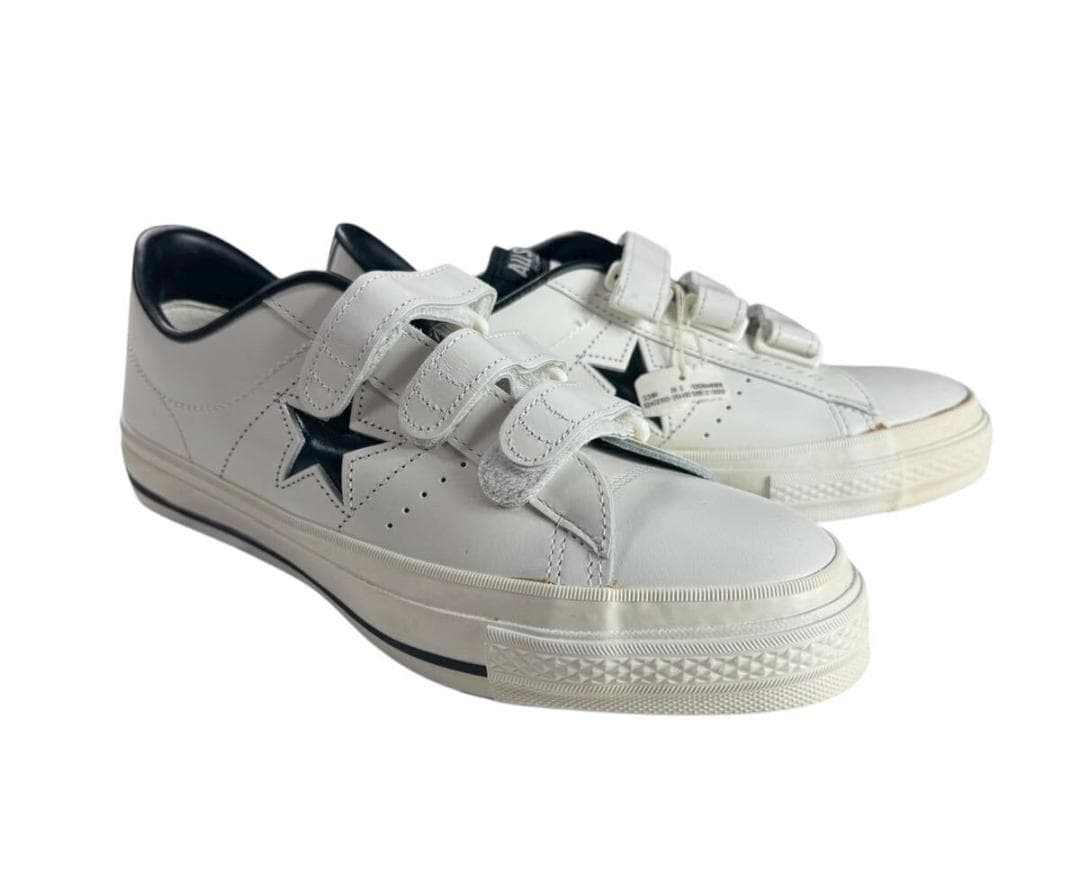 ワンスター ベルクロ 白/黒 US8 26.5㎝