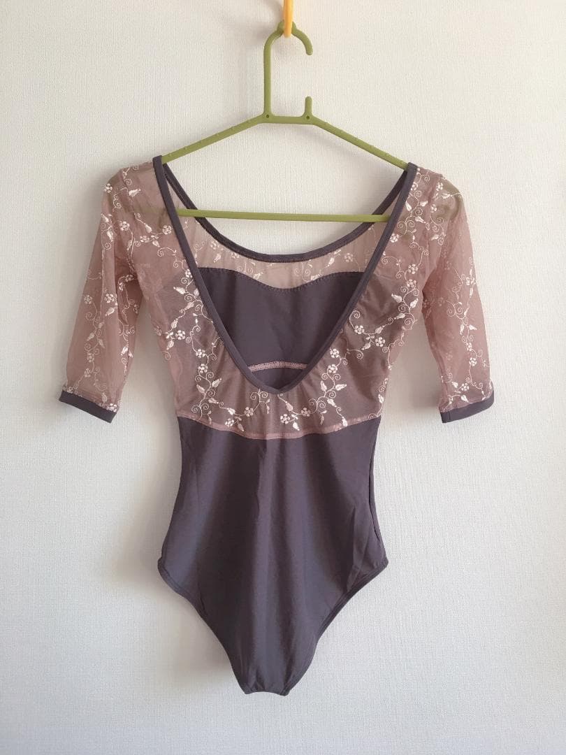 Dellalo Milanoデラロミラノ カスタマイズレオタードL モカ色 - メルカリ