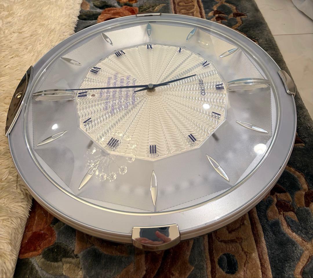 RE545L 壁掛け時計 SEIKOイルミナ