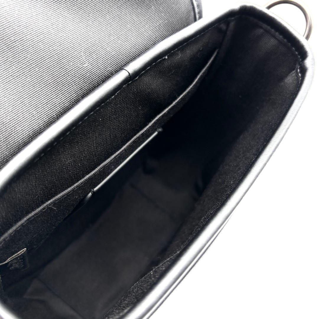 未使用保管品 コーチ ルーカス クロスボディ ロゴ レザー 斜め掛け メンズ 黒