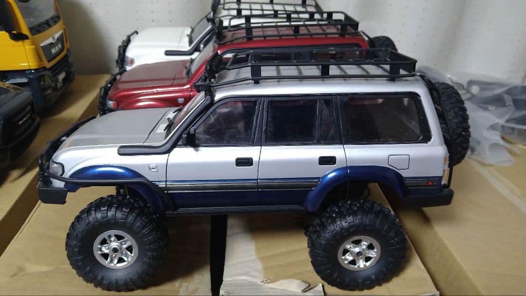 WPL C24改 C54..1 ランクル80ボディ搭載 製作車 1/16