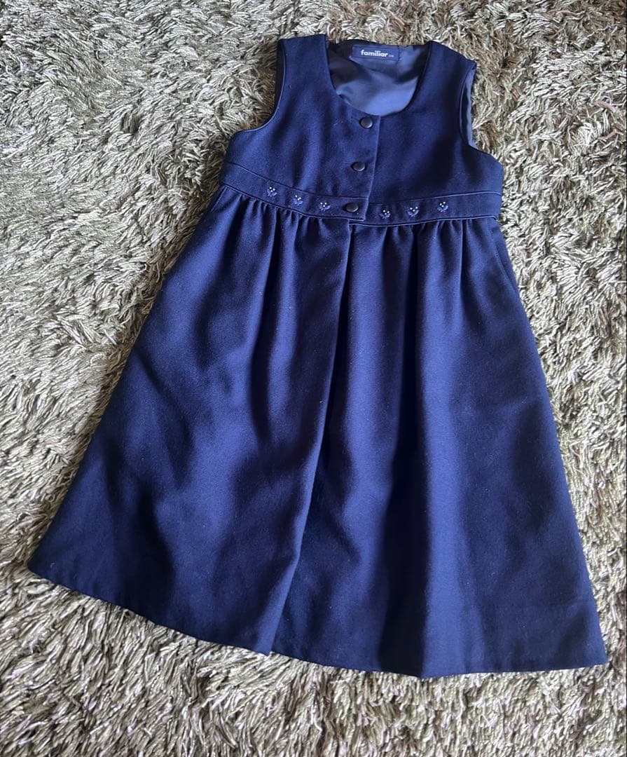 ファミリア フォーマル　ブレザー＆ワンピース　小学校お受験用