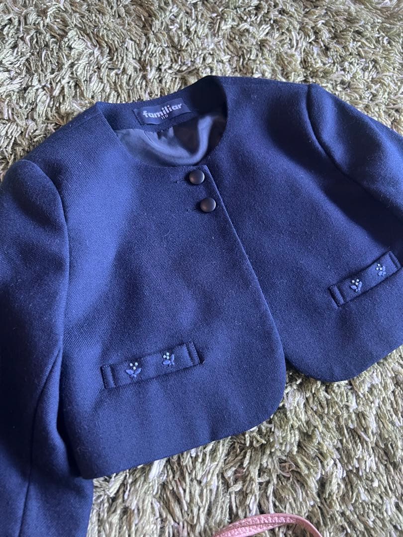 ファミリア フォーマル　ブレザー＆ワンピース　小学校お受験用