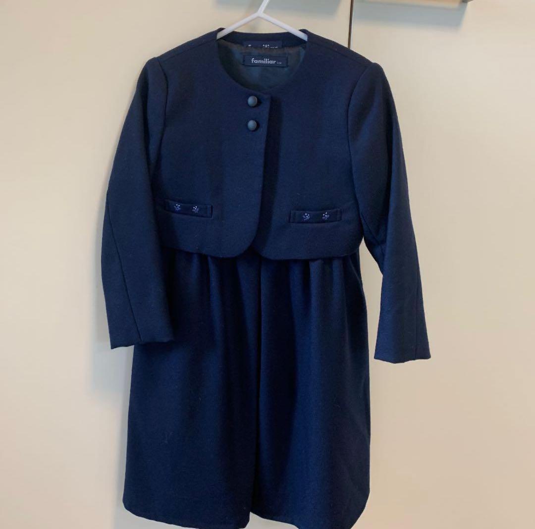 ファミリア フォーマル　ブレザー＆ワンピース　小学校お受験用