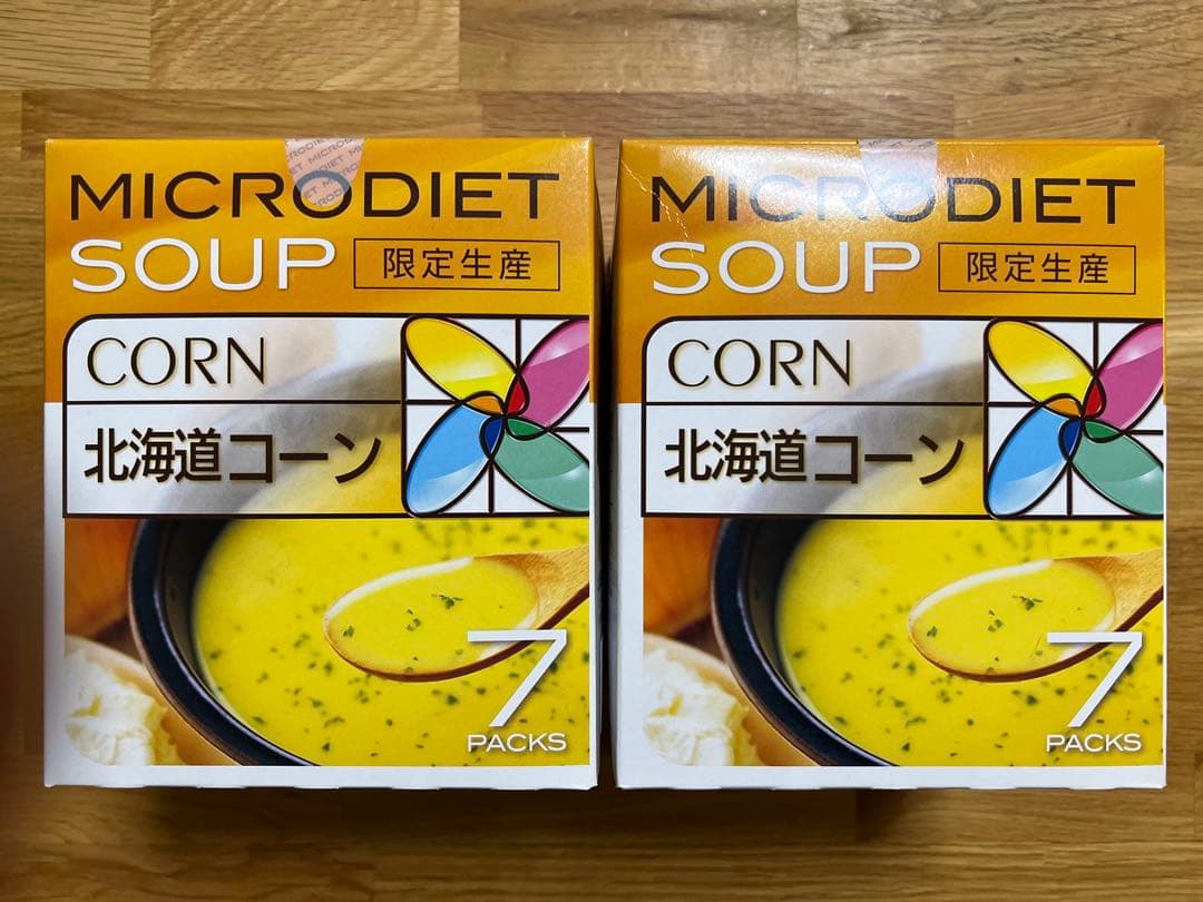 MICRODIET SOUPマイクロダイエット スープ 北海道コーン 7食×2箱
