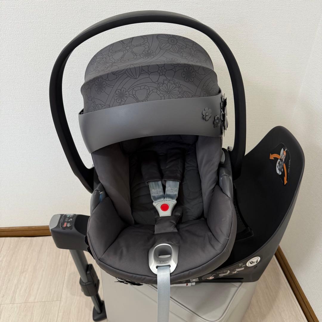 【希少】cybex cloudZ i-size➕baseZ シンプリーフラワーズ