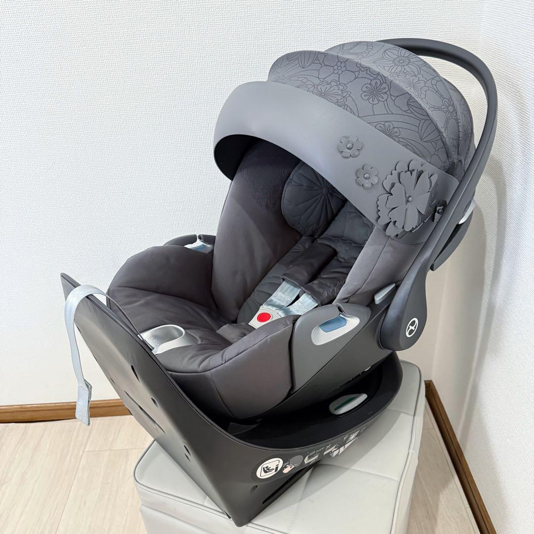 【希少】cybex cloudZ i-size➕baseZ シンプリーフラワーズ