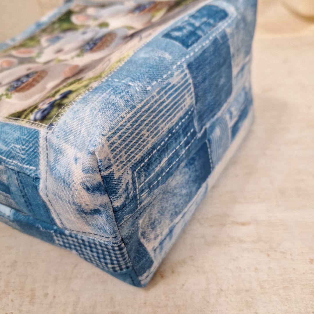 激レアパネル生地 ハンドメイド 布バスケット