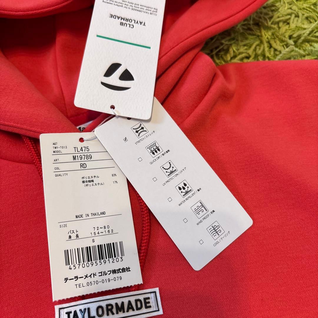 TaylorMade】新品✨S フード付きロゴトレーナー スリット付き 秋冬