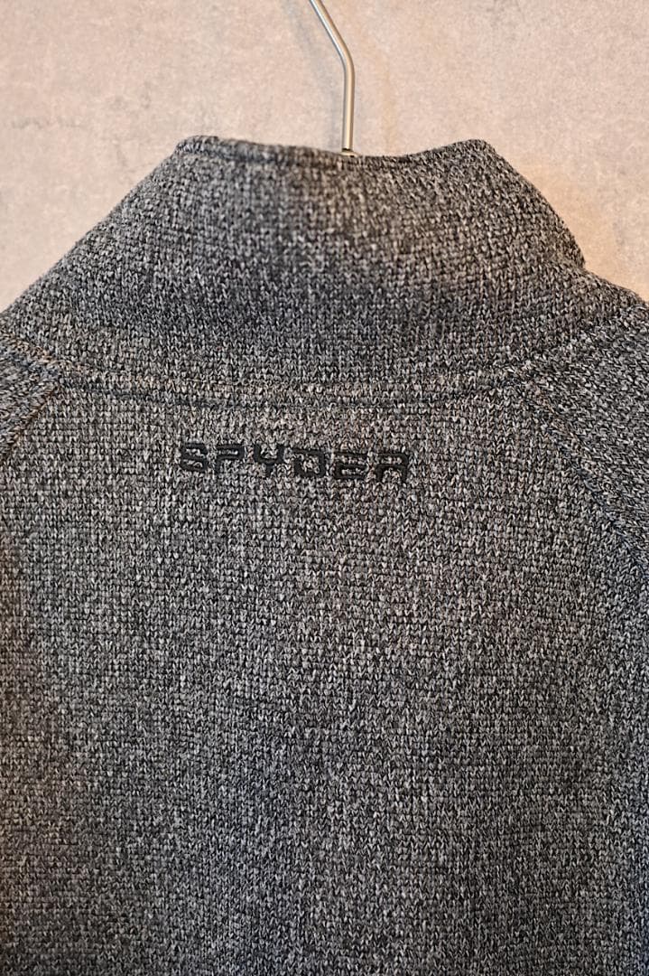 スキー Spyder Knit Panel Half Zip Pullover