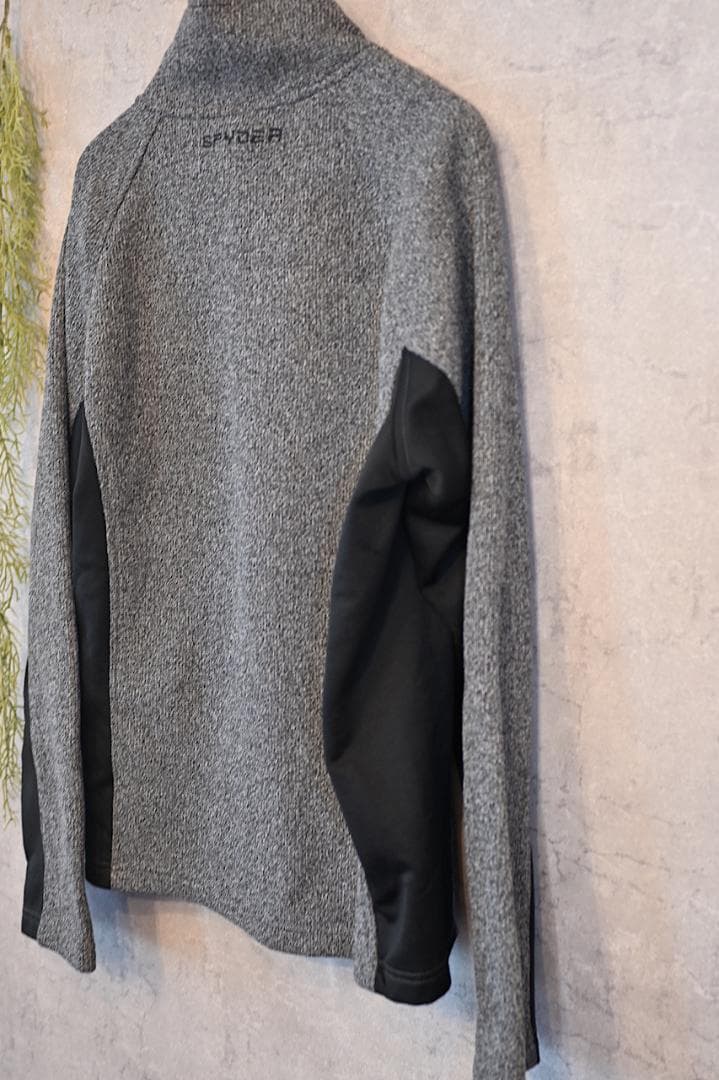 スキー Spyder Knit Panel Half Zip Pullover